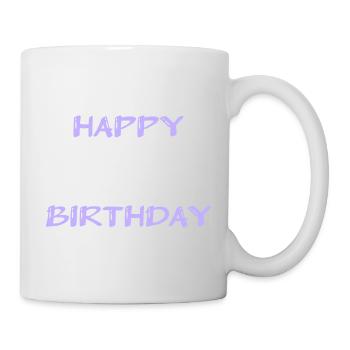 ALLES GUTE ZUM GEBURTSTAG. ALLES GUTE ZUM GEBURTSTAG. JAHRESTAG. - Tasse - Weiß - Rechts