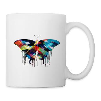 schmetterling,angelwings,Flügel,engel,graffiti - Tasse - Weiß - Rechts