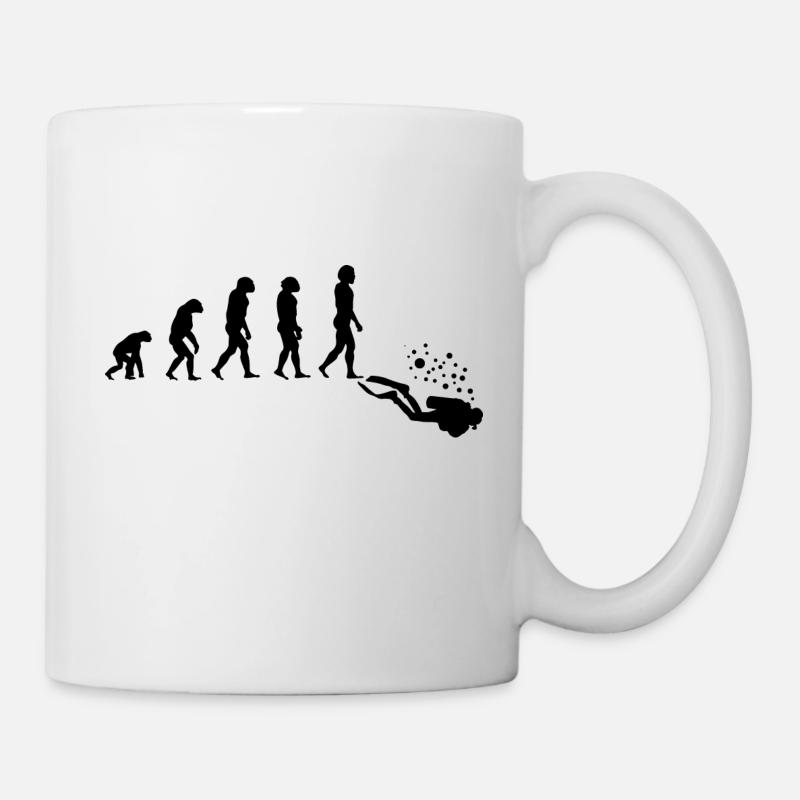 Dykning Dykker Scuba Evolution - Kop/krus - hvid