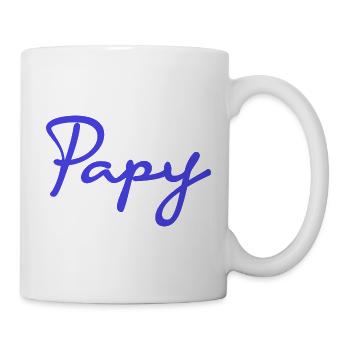 OPA. VATERTAG. ALLES GUTE ZUM GEBURTSTAG OPA. ICH LIEBE DICH. - Tasse - Weiß - Rechts