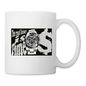 The real luxury is time - Mug - white - Right