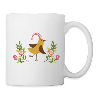 Vogel - Tasse - Weiß - Rechts