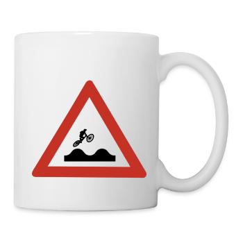 MTB - Jump the bump - Tasse - Weiß - Rechts