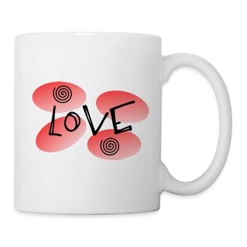 SAINT VALENTINE. bachelorette party. I LOVE YOU. I LOVE YOU. LOVE - Mug - white - Right
