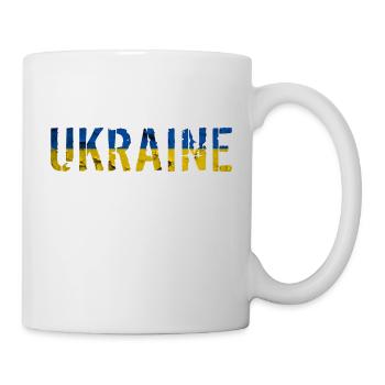 Ukraine - Tasse - Weiß - Rechts