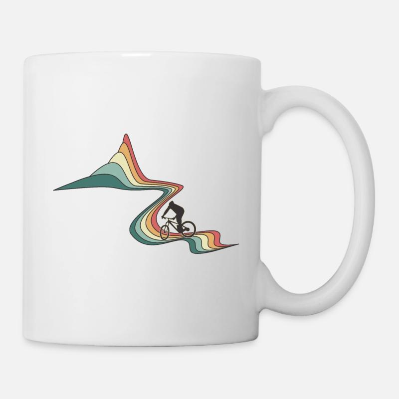 Vélo Rainbow Road - Mug blanc - blanc