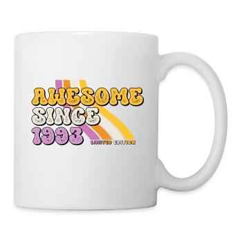 Great since 1993 Retro Vintage Birthday - Mug - white - Right