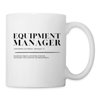 Equipment Manager Design 2 BLK - Tasse - Weiß - Rechts