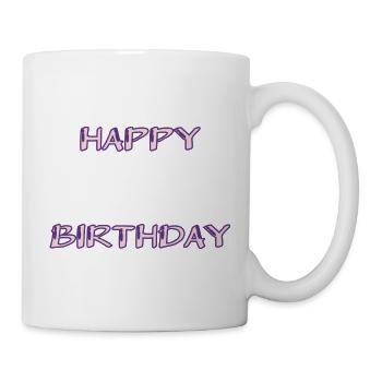 ALLES GUTE ZUM GEBURTSTAG. ALLES GUTE ZUM GEBURTSTAG. JAHRESTAG. - Tasse - Weiß - Rechts