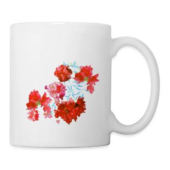 oleander,flower,lotus,vine,floral,flowers - Mug - white - Right