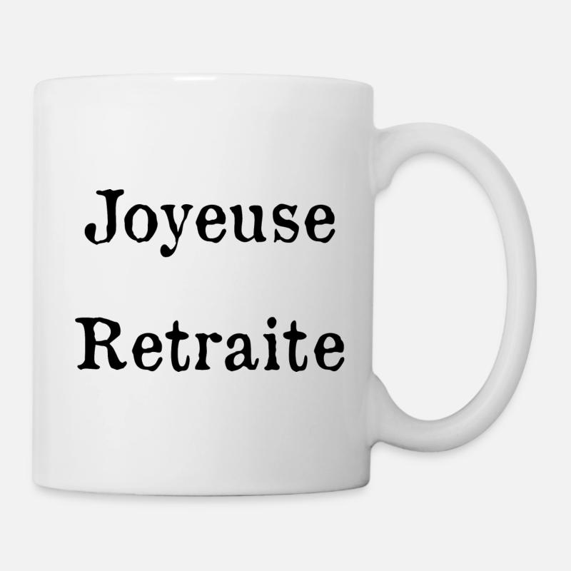 RETRAITE. RETRAITE. RETRAITEE. RETRAITE - Mug blanc - blanc