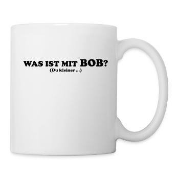 Bob ist schuld - Tasse - Weiß - Rechts