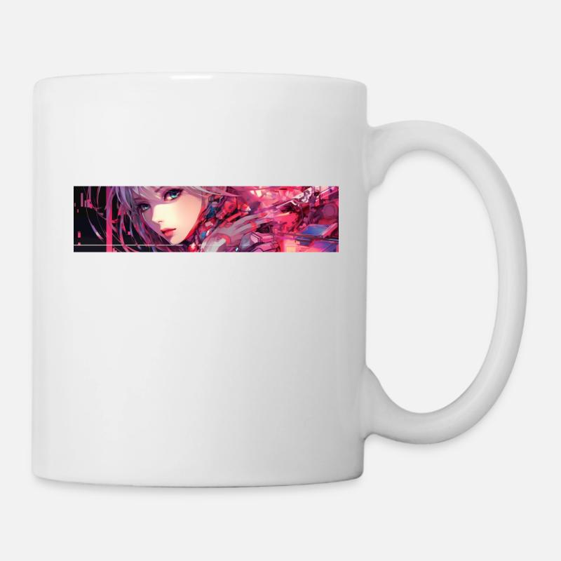 Anime Cyber - Tasse - Weiß