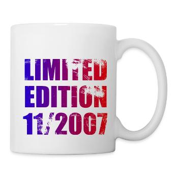 16th Anniversary Limited Edition 11/2007 - Mug blanc - blanc - Droite