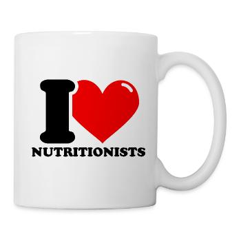 I Love Dietitians - Fitness Weightlifting - Mug - white - Right