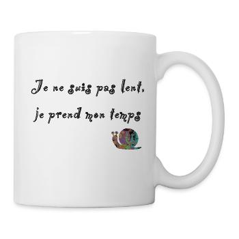 escargot - Mug blanc - blanc - Droite