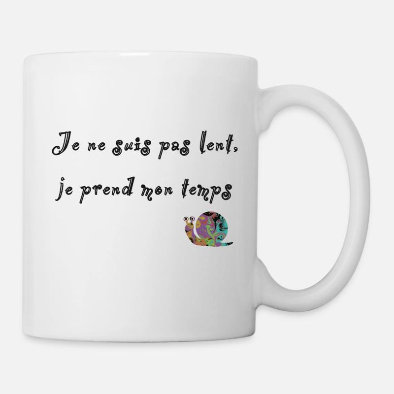 escargot - Mug blanc - blanc