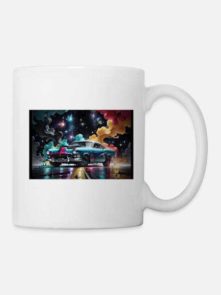 Hot Rod #4 - Tasse - Weiß