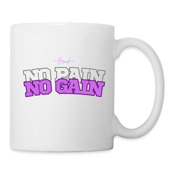 No Pain No Gain - Tasse - Weiß - Rechts