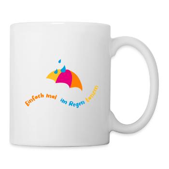 Im Regen tanzen - Tasse - Weiß - Rechts