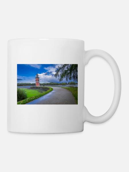 Picture from the Moritzburg Lighthouse - Mug - white