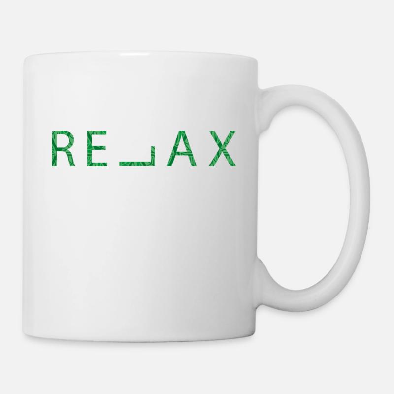 Relax Leaves - Mug - white
