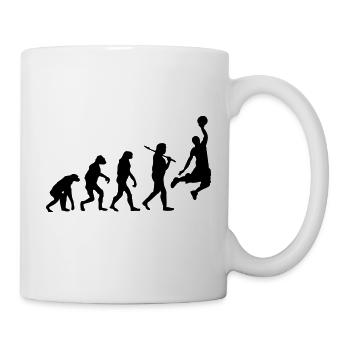 Basketball - Tasse - Weiß - Rechts