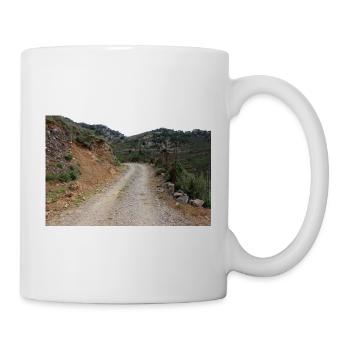 Montagnes de montagne Paysage de montagne Poster - Mug blanc - blanc - Droite