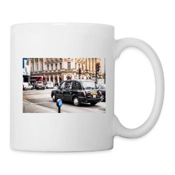 Ambiance de la rue de Londres - Mug blanc - blanc - Droite