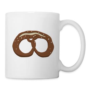 Bretzel - Mug blanc - blanc - Droite