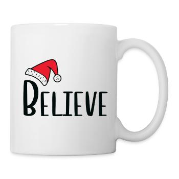 Believe Santa Claus - Tasse - Weiß - Rechts