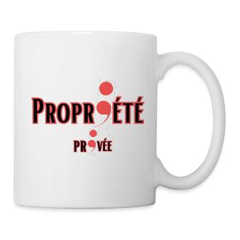 Privateigentum - Tasse - Weiß - Rechts