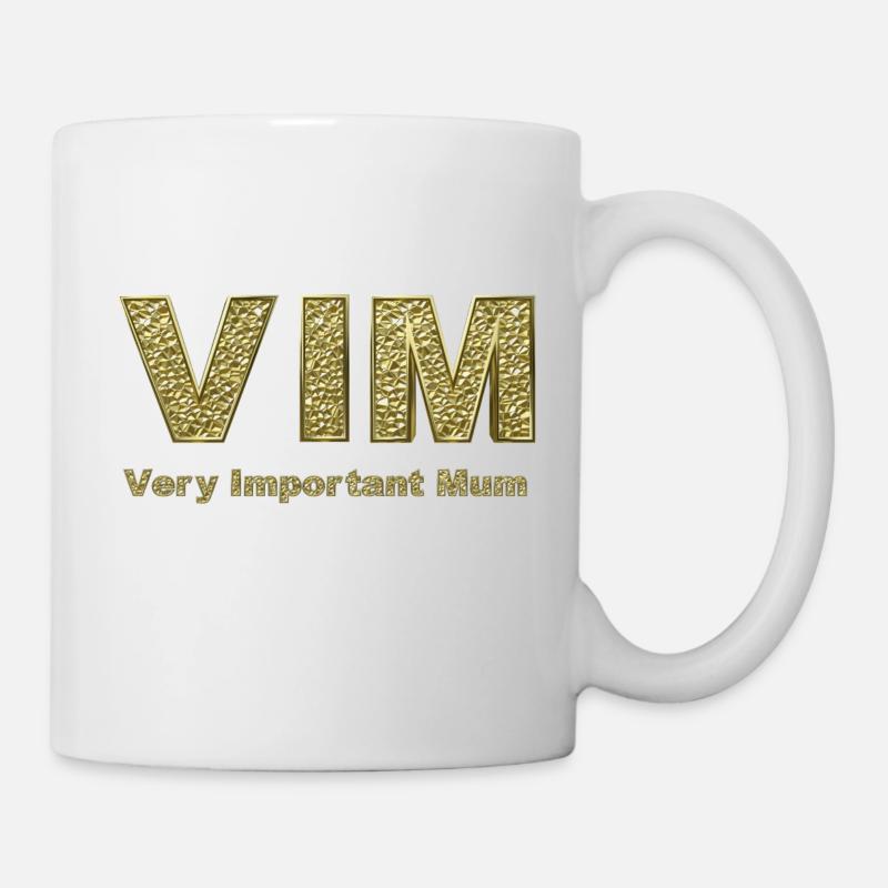 VIM - Very Important Mum - Tasse - Weiß