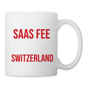 Saas Fee Gift Idea Saas Fee Souvenir - Mug - white - Right