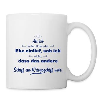 Lustige Sprüche Scheidung - Tasse - Weiß - Rechts