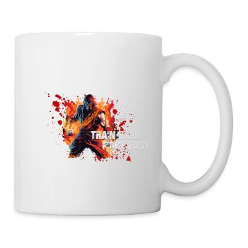 S’entraîner, Combat, Facile, Arts martiaux, Action - Mug blanc - blanc - Droite