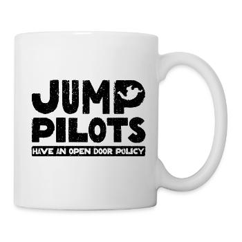Jump Pilots Have an Open Door Policy - Skydiving - Mug - white - Right