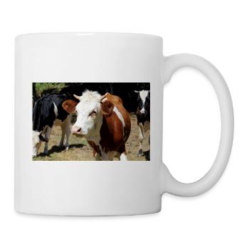 Cow Poster - Mug - white - Right