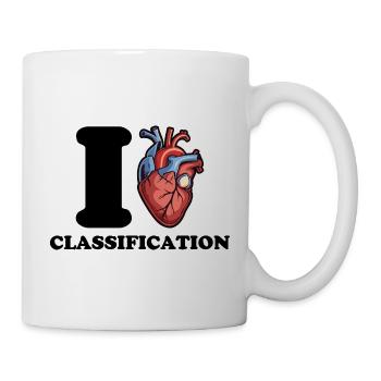I love classification - Mug - white - Right