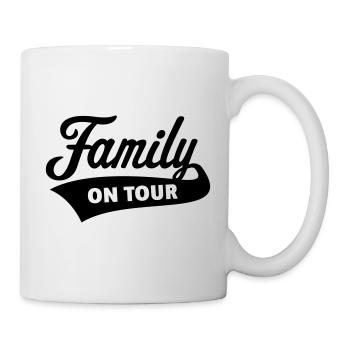 Family On Tour (Family Holiday / Black) - Mug - white - Right