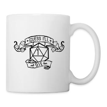 RPG-SPIEL Ich schätze, ich werde sterben - Tasse - Weiß - Rechts