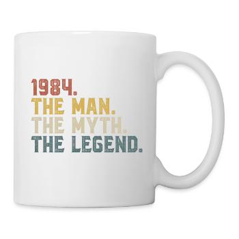 1984 Légende du mythe de l’homme - Mug blanc - blanc - Droite