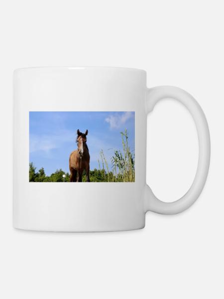 Pferd - Tasse - Weiß