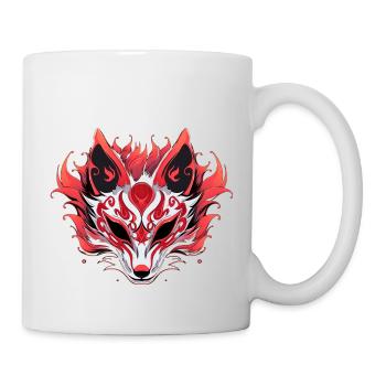 Kitsune - Tasse - Weiß - Rechts