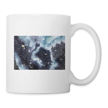 galaxy nebula galaxy nebula nerd astronomy space - Mug - white - Right