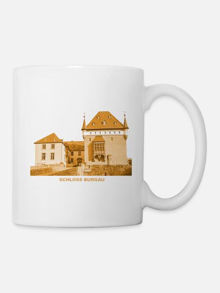 Burgau, moated castle, Düren, North Rhine-Westphalia - Mug - white