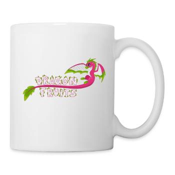 Drachenfrüchte - Tasse - Weiß - Rechts