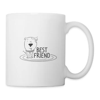 Best Friend / Dog / Man's Best Friend - Mug - white - Right
