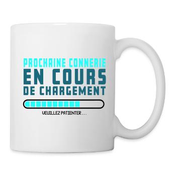humour informatique, message informatique, bêtise - Mug blanc - blanc - Droite