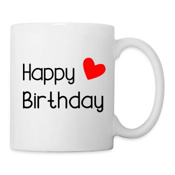 HAPPY BIRTHDAY - Mug blanc - blanc - Droite